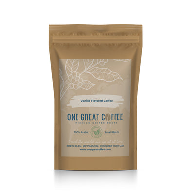 Vanilla Flavored Coffee at One Great Coffee | Fresh Roasted Gourmet Coffee & Tea