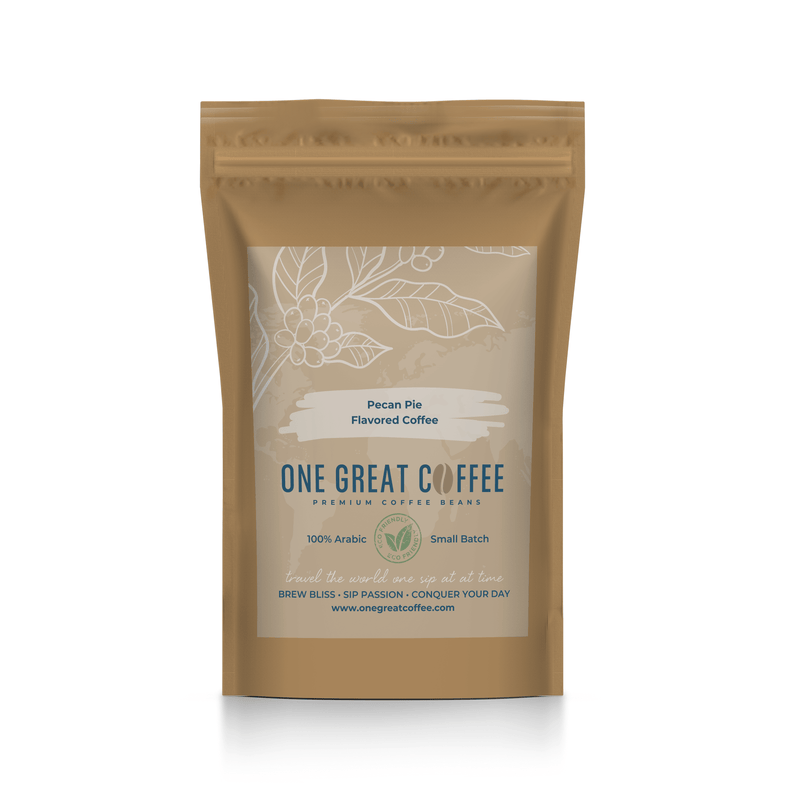 Pecan Pie Flavored Coffee | Medium Roast Delight @ One Great Coffee | Fresh Roasted Gourmet Coffee & Tea