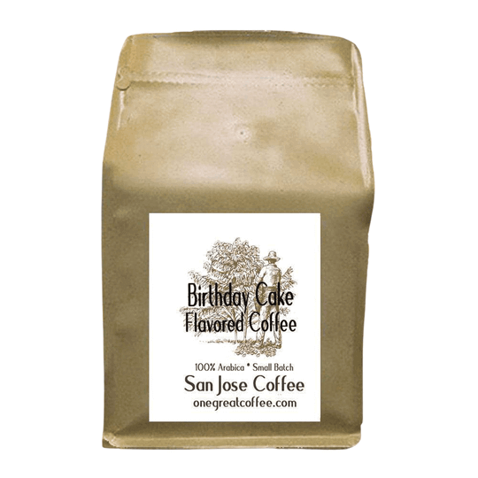 Birthday Cake Flavored Coffee at One Great Coffee!
