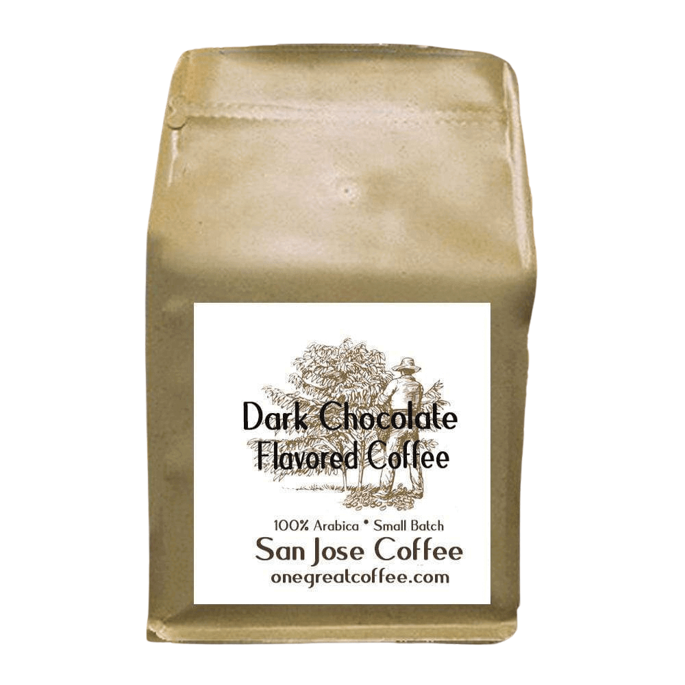 Dark Chocolate Flavored Coffee at One Great Coffee. Buy today!